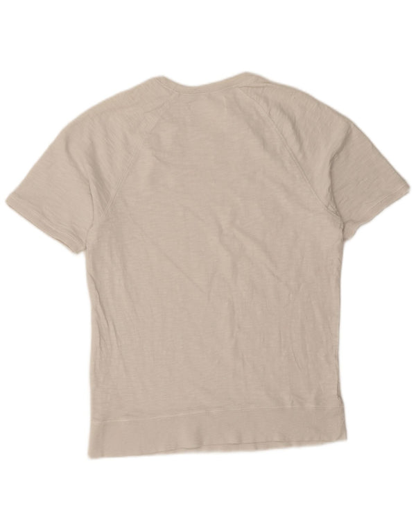 T-shirt Zara da uomo Top medio bianco screziato