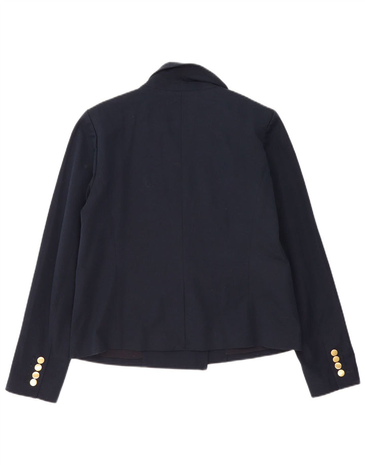 MICHAEL KORS Giacca blazer doppiopetto da donna US 8 medio blu navy