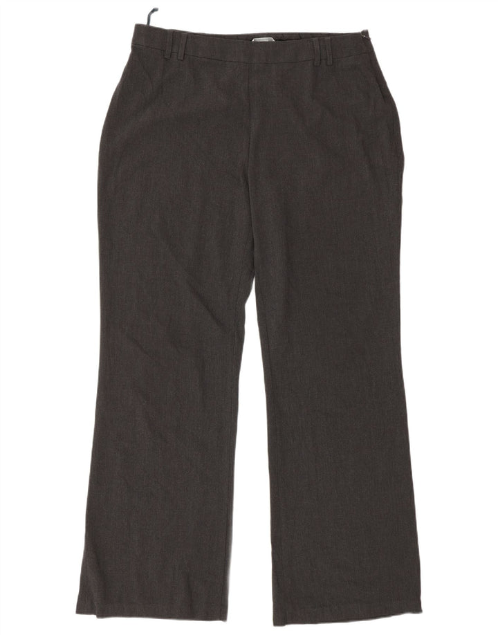 Pantaloni casual Bootcut da donna Marks & Spencer UK 16 Large W34 L30 Grigio