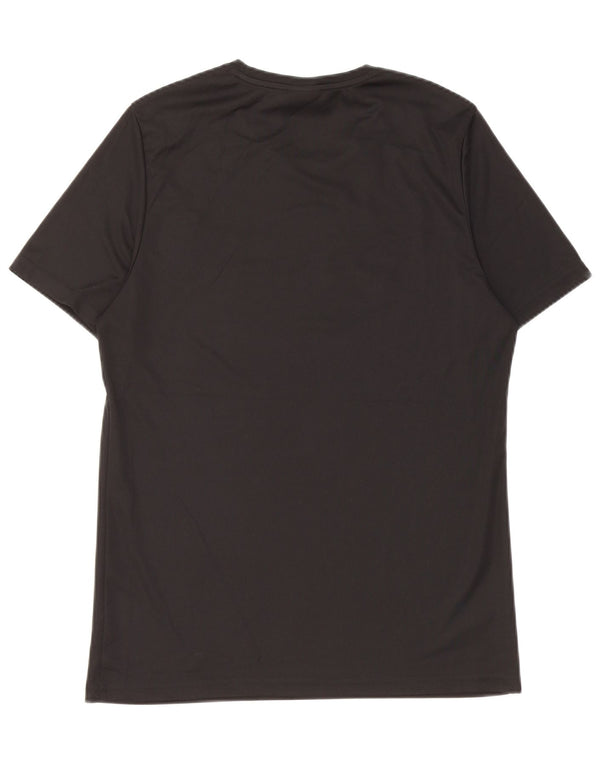 T-shirt grafica da uomo Reebok Top medio nero in poliestere