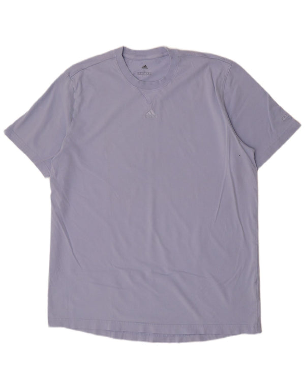 Maglietta Adidas da uomo Top Large in cotone viola