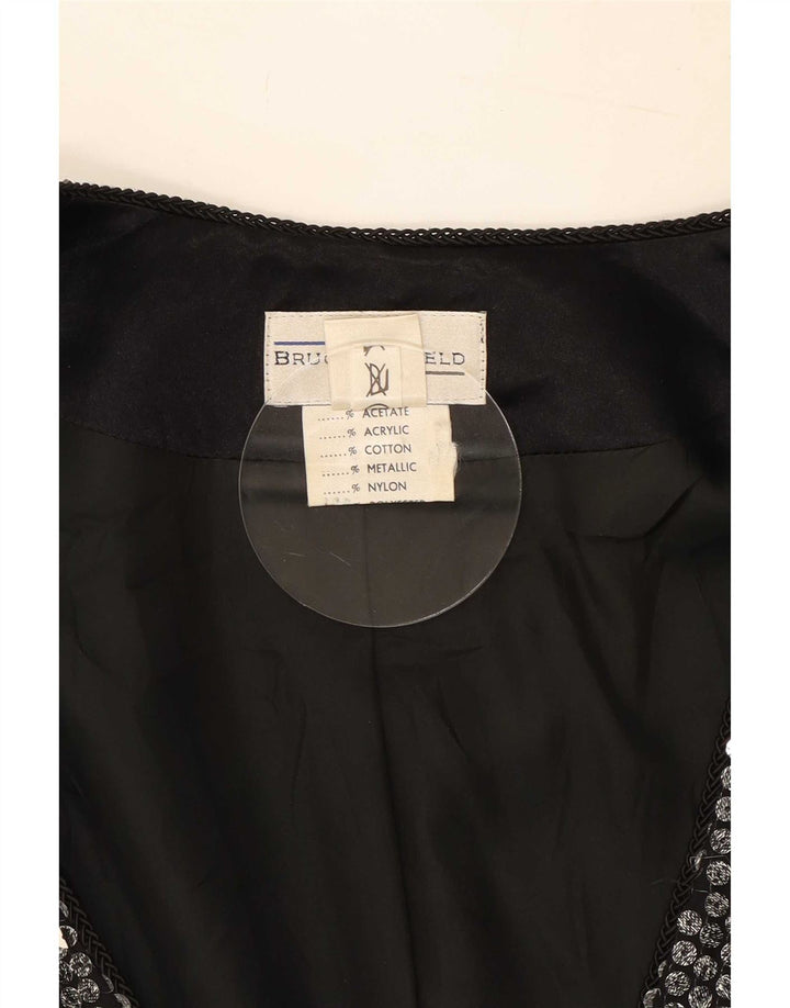 Giacca blazer da donna Bruce oldfield UK 12 argento medio