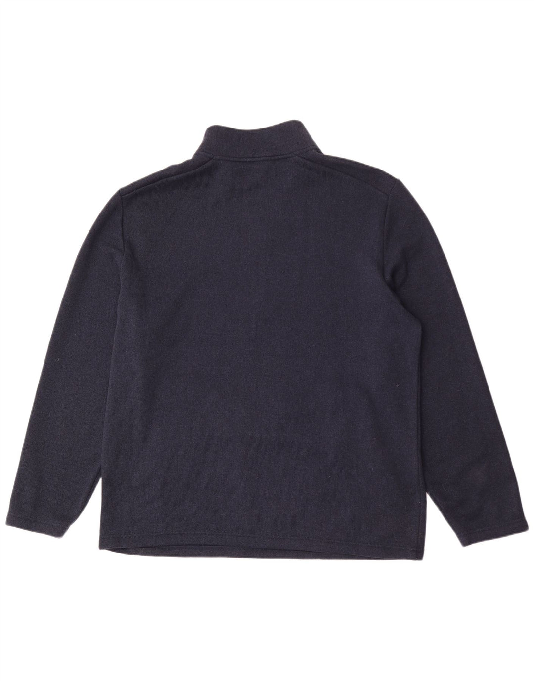 Felpa da uomo con collo con zip Rohan, maglione XL, poliestere blu navy