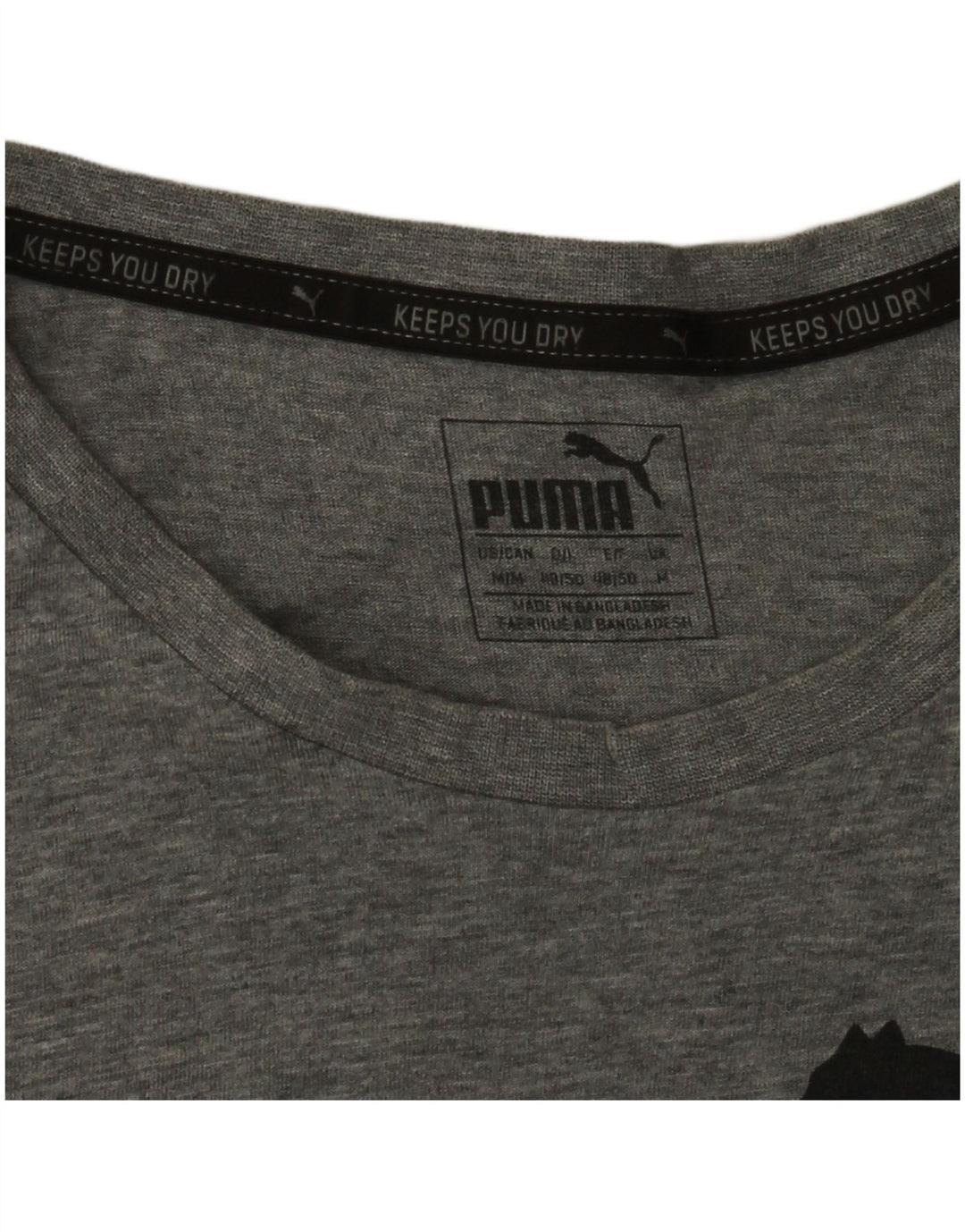 T-shirt grafica da uomo Puma Top grigio medio