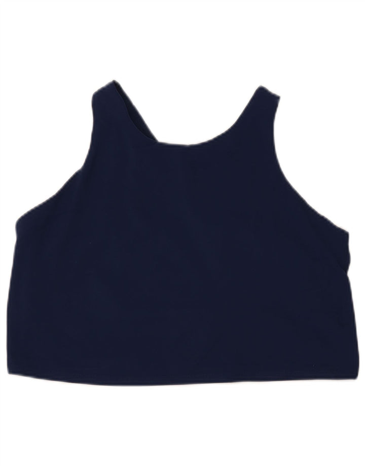 Top reggiseno sportivo da donna Athleta UK 20 2XL Blu navy