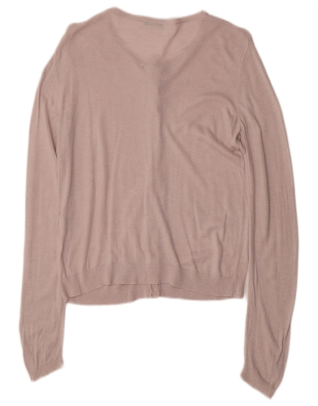 Maglione Cardigan Bambina BENETTON 11-12 Anni 2XL Rosa Viscosa