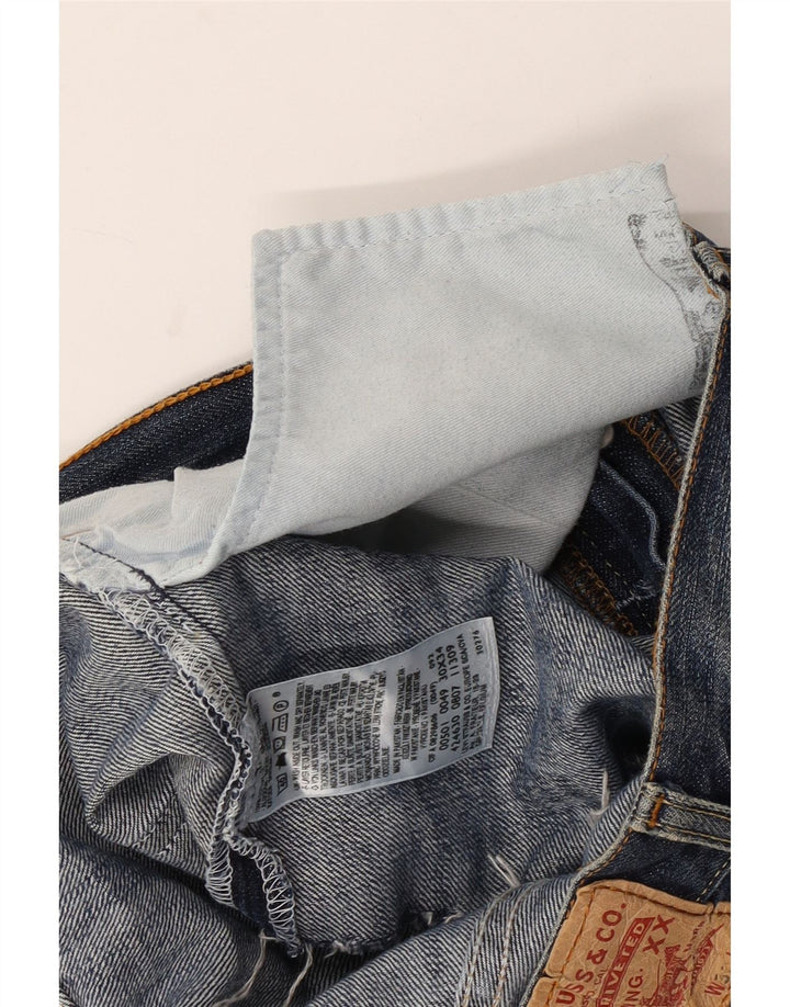 Pantaloncini di jeans Levi's 501 da donna W30 cotone blu medio