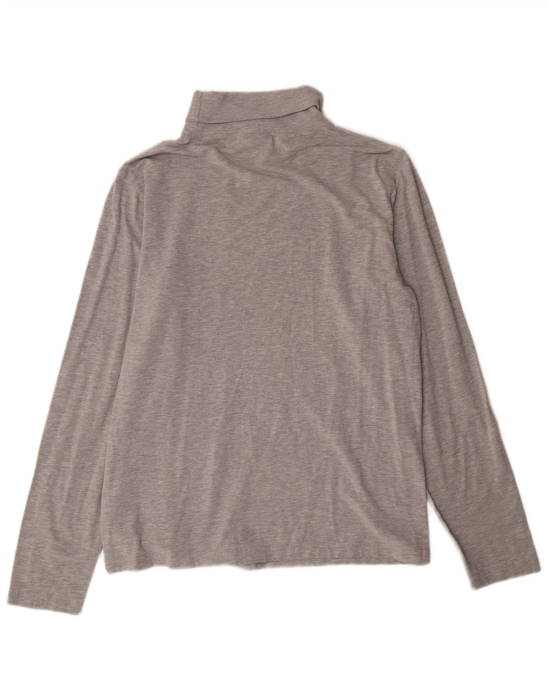 WRANGLER Mens Top Long Sleeve Large Grey Cotton