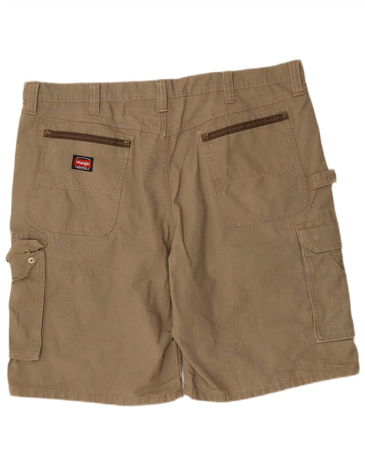 Pantaloncini cargo da uomo Wrangler W42 2XL cotone kaki
