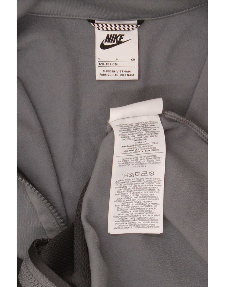 Giacca da tuta grafica Nike da ragazzo, 8-9 anni, piccola, colore grigio