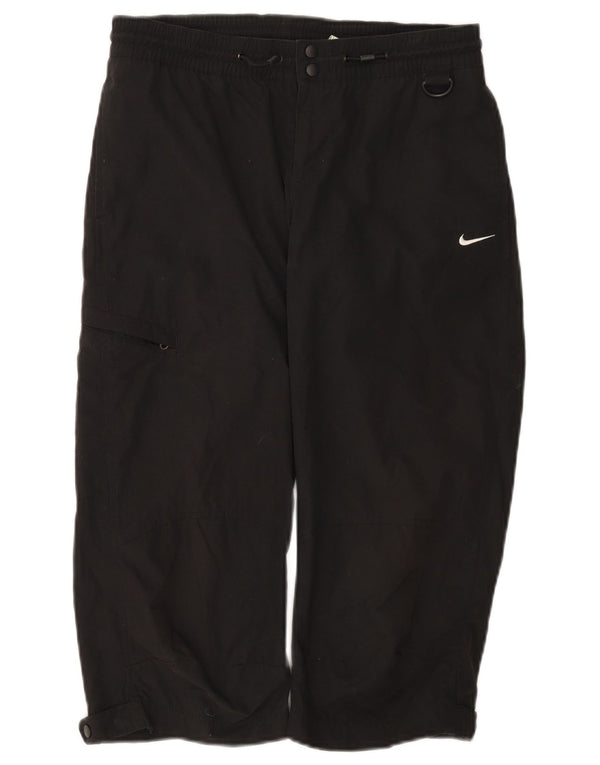 Pantaloni Nike Cargo Capri da donna UK 6/8 XS W28 L20 poliestere nero