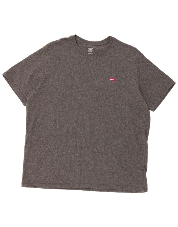 T-shirt standard da uomo Levi's Top XL in cotone grigio