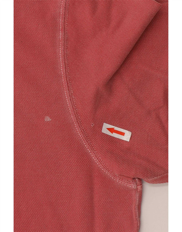 Polo da uomo Tommy Hilfiger grande rossa in cotone
