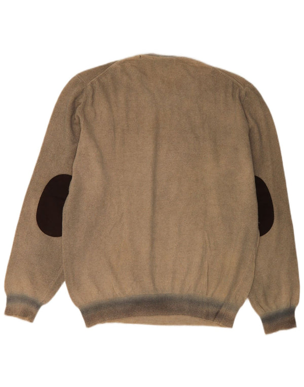 Maglione maglione girocollo da uomo Guess By Marciano XL a righe beige