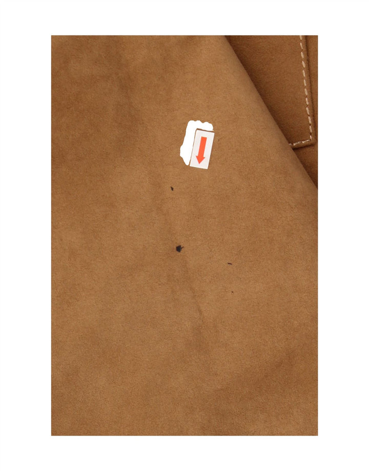 VINTAGE Womens Overcoat UK 20 2XL Brown Polyester Vintage Vintage and Second-Hand Vintage from Messina Hembry 