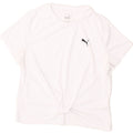 PUMA Womens Crop T-Shirt Top UK 18 XL White Polyester Vintage Puma and Second-Hand Puma from Messina Hembry 
