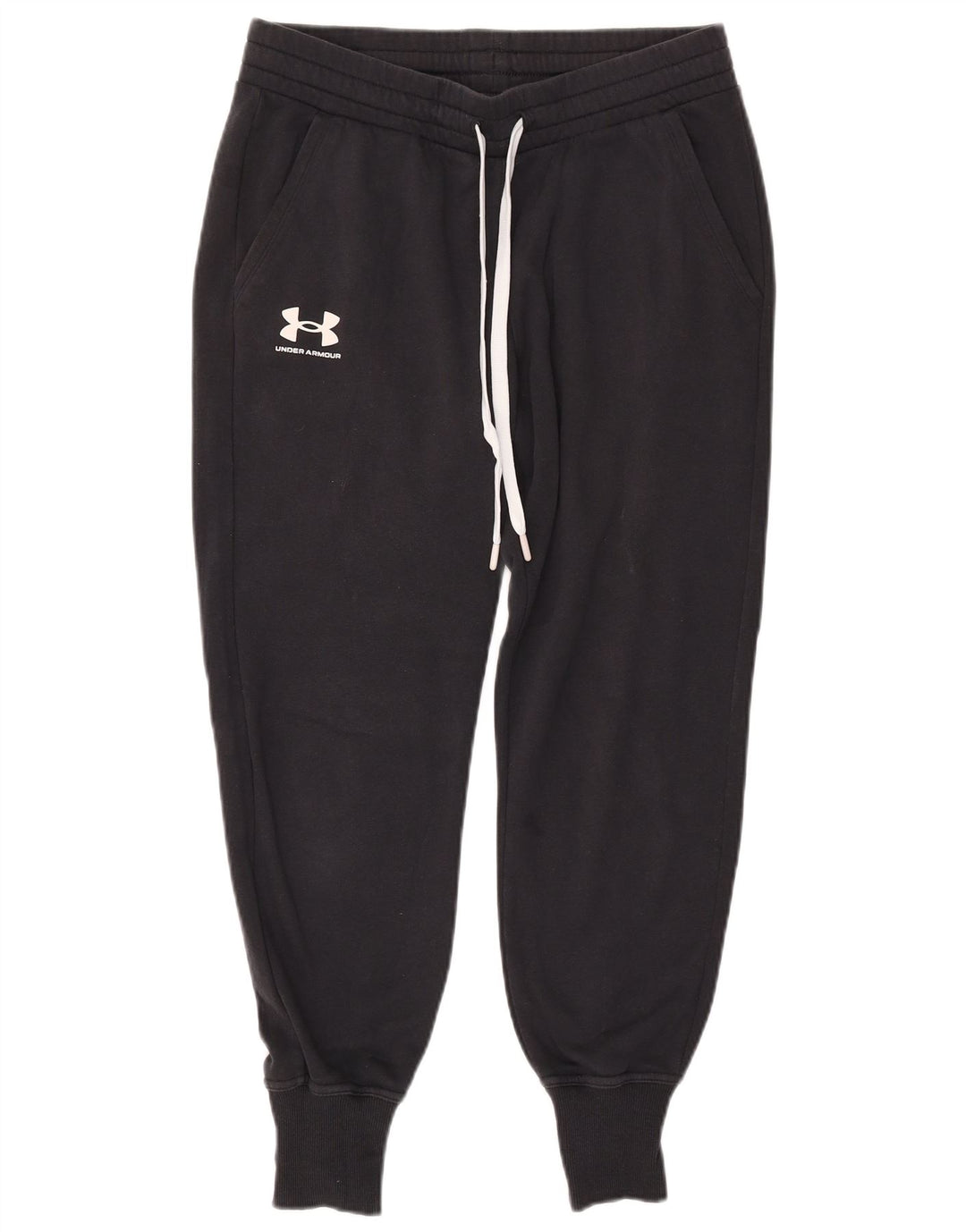 Pantaloni da tuta da donna UNDER ARMOUR Joggers medi in cotone blu navy