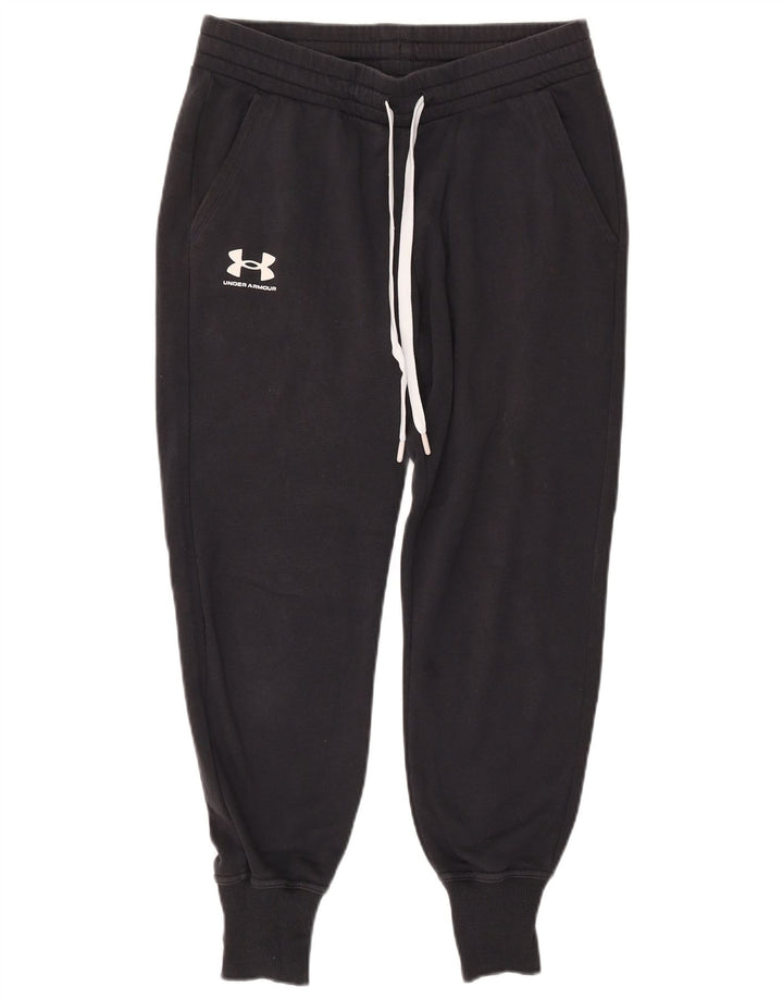 Pantaloni da tuta da donna UNDER ARMOUR Joggers medi in cotone blu navy