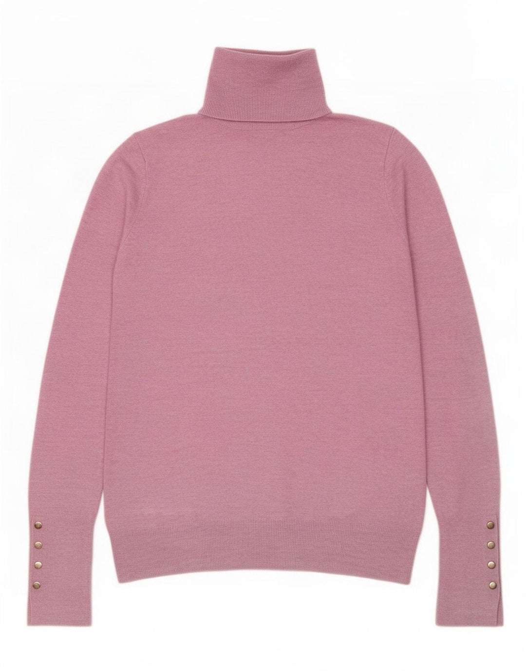 Maglione maglione collo alto da donna Zara UK 10 piccolo rosa