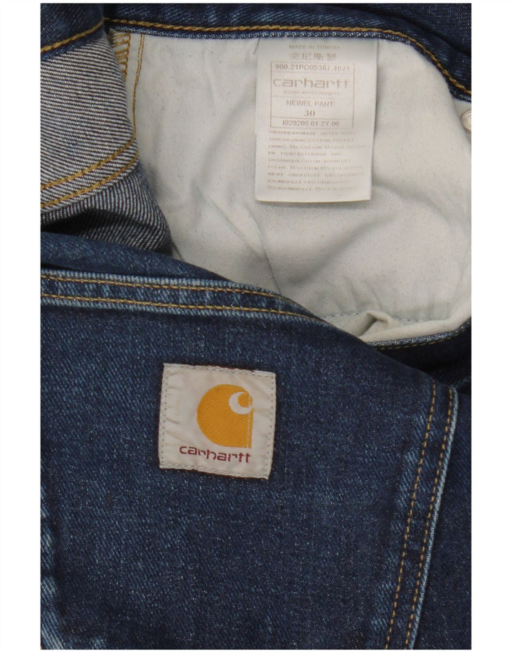 Jeans slim da uomo Carhartt W30 L29 cotone blu navy