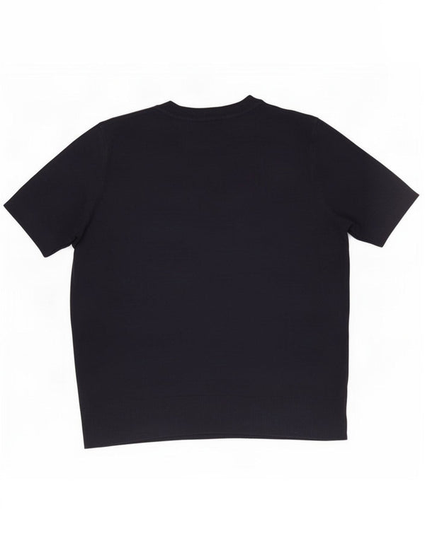 Camicetta a maniche corte da donna Marks & Spencer UK 12 medio blu navy