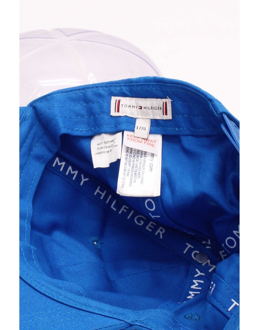 Berretto da baseball per ragazzi Tommy Hilfiger 10-11 anni L/XL in cotone blu