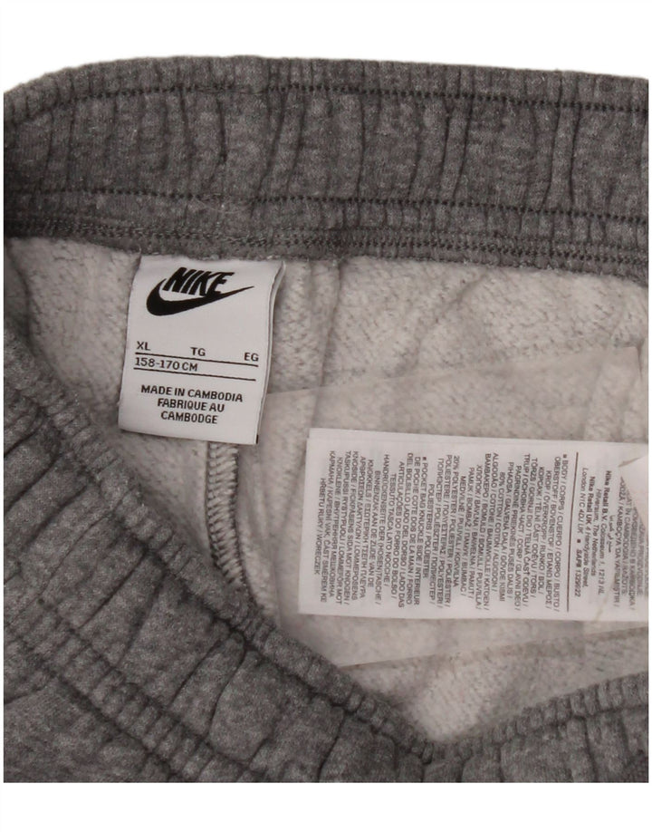 NIKE Pantaloni da tuta cargo da ragazzo Joggers 13-14 anni XL Grigio chiazzato