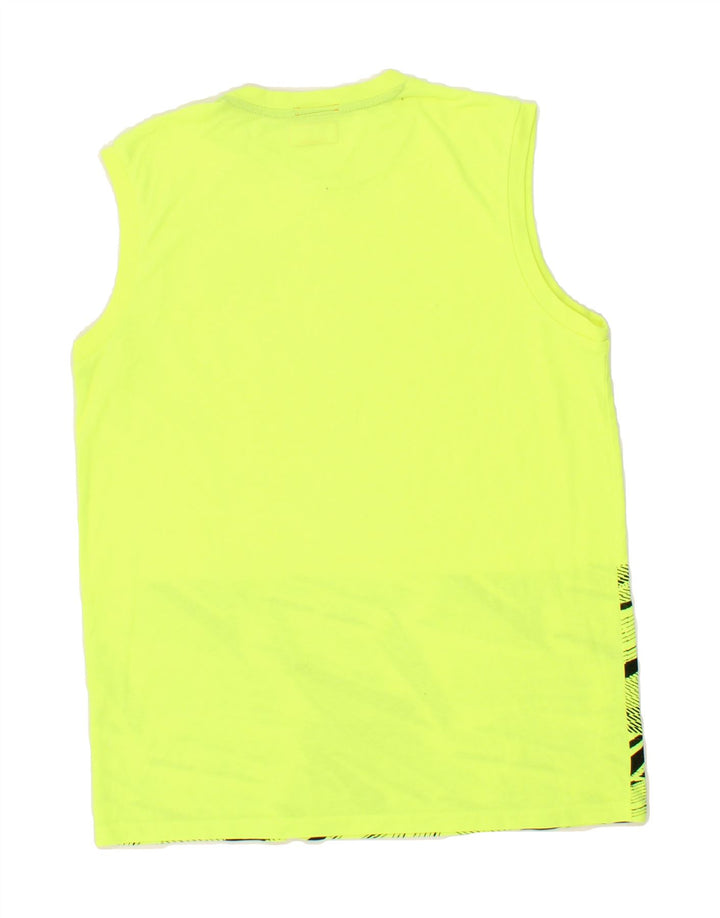 KAPPA Womens Graphic Vest Top UK 18 XL Green Vintage Kappa and Second-Hand Kappa from Messina Hembry 