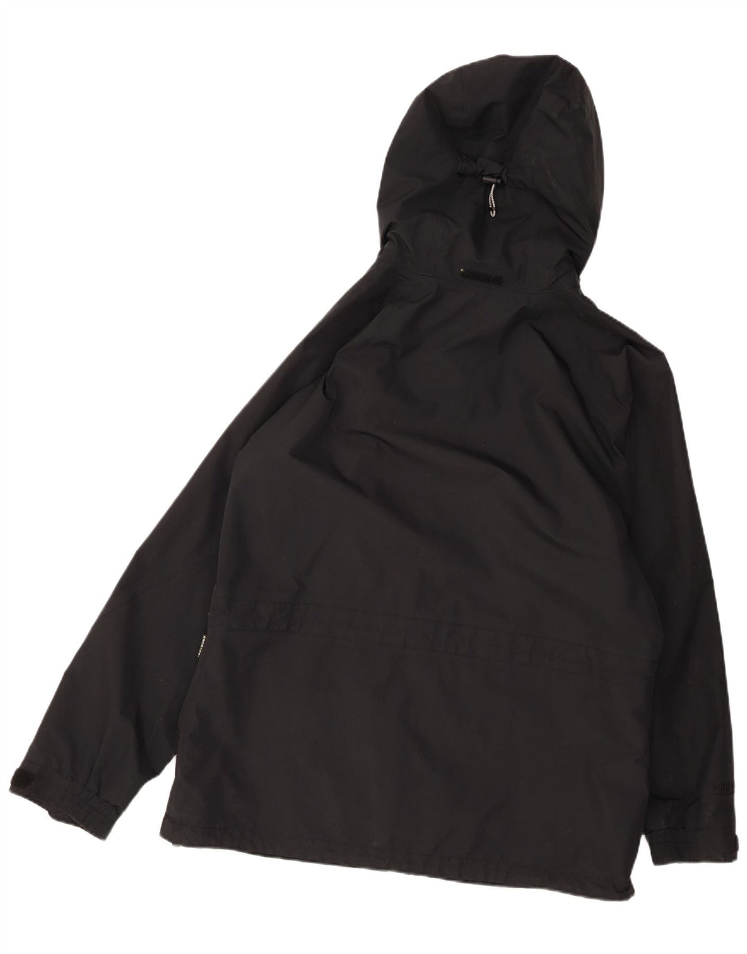 Giacca antipioggia oversize con cappuccio da donna Berghaus UK 16 grande poliestere nero