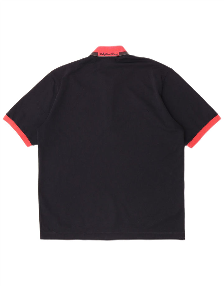 Polo Rugby Uomo AUSTRALIAN L'ALPINA IT 50 Medium Nero Poliestere