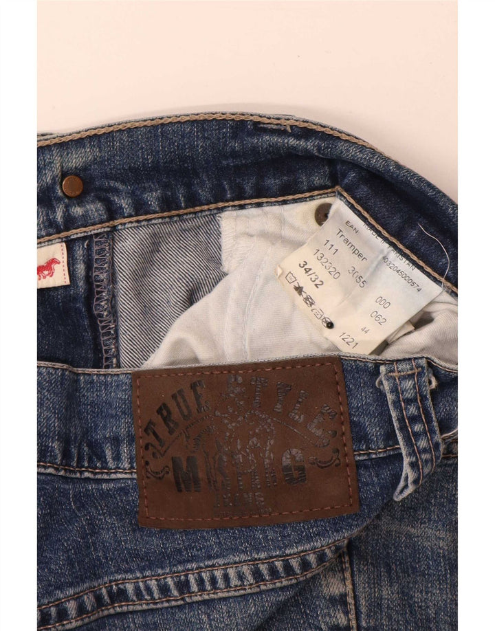 Jeans dritti Tramper da uomo Mustang W34 L29 cotone blu