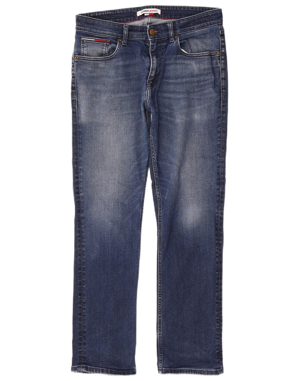 Tommy Hilfiger Uomo Ryan Jeans dritti vestibilità rilassata W30 L30 Cotone blu