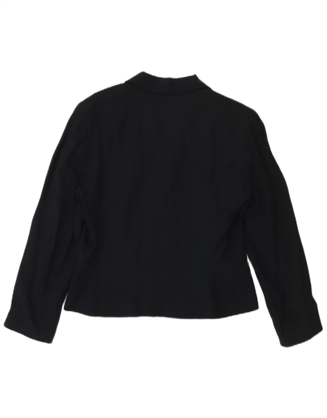 Giacca blazer da donna a 4 bottoni MARELLA UK 16 grande in viscosa blu navy