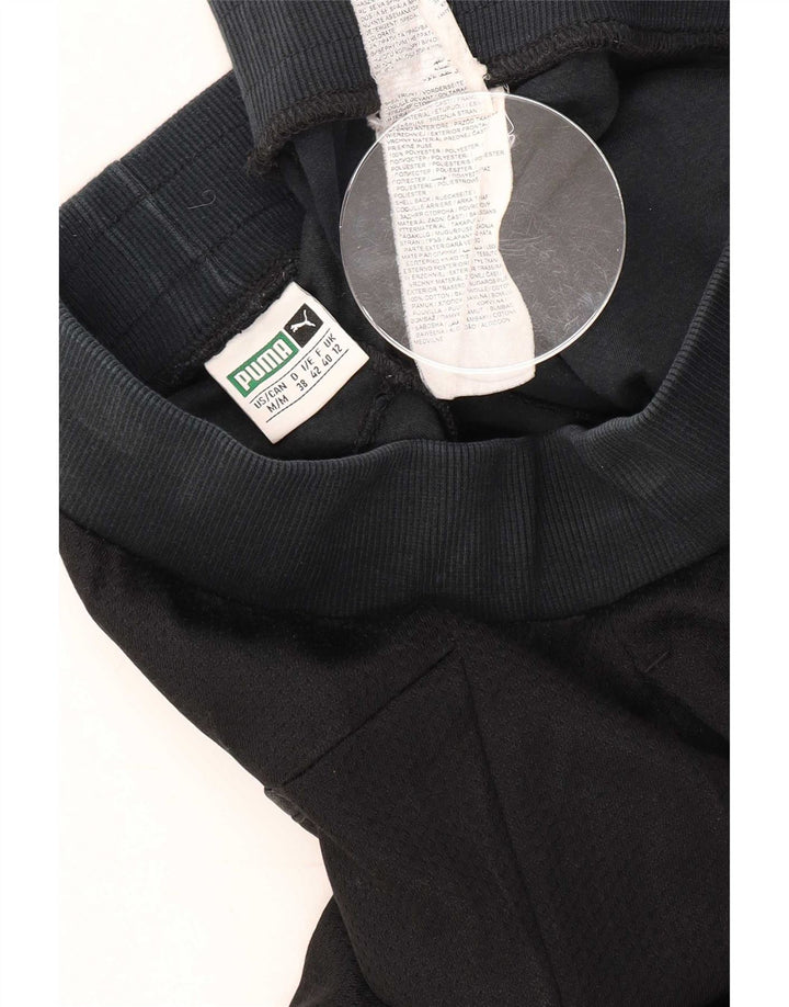 Puma Pantaloni da tuta corti da donna UK 12 Medium Black Poliestere