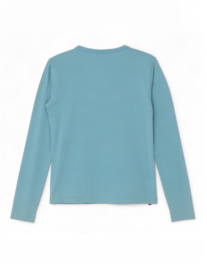 Maglietta Levi's da ragazzo a maniche lunghe 10-11 anni blu medio