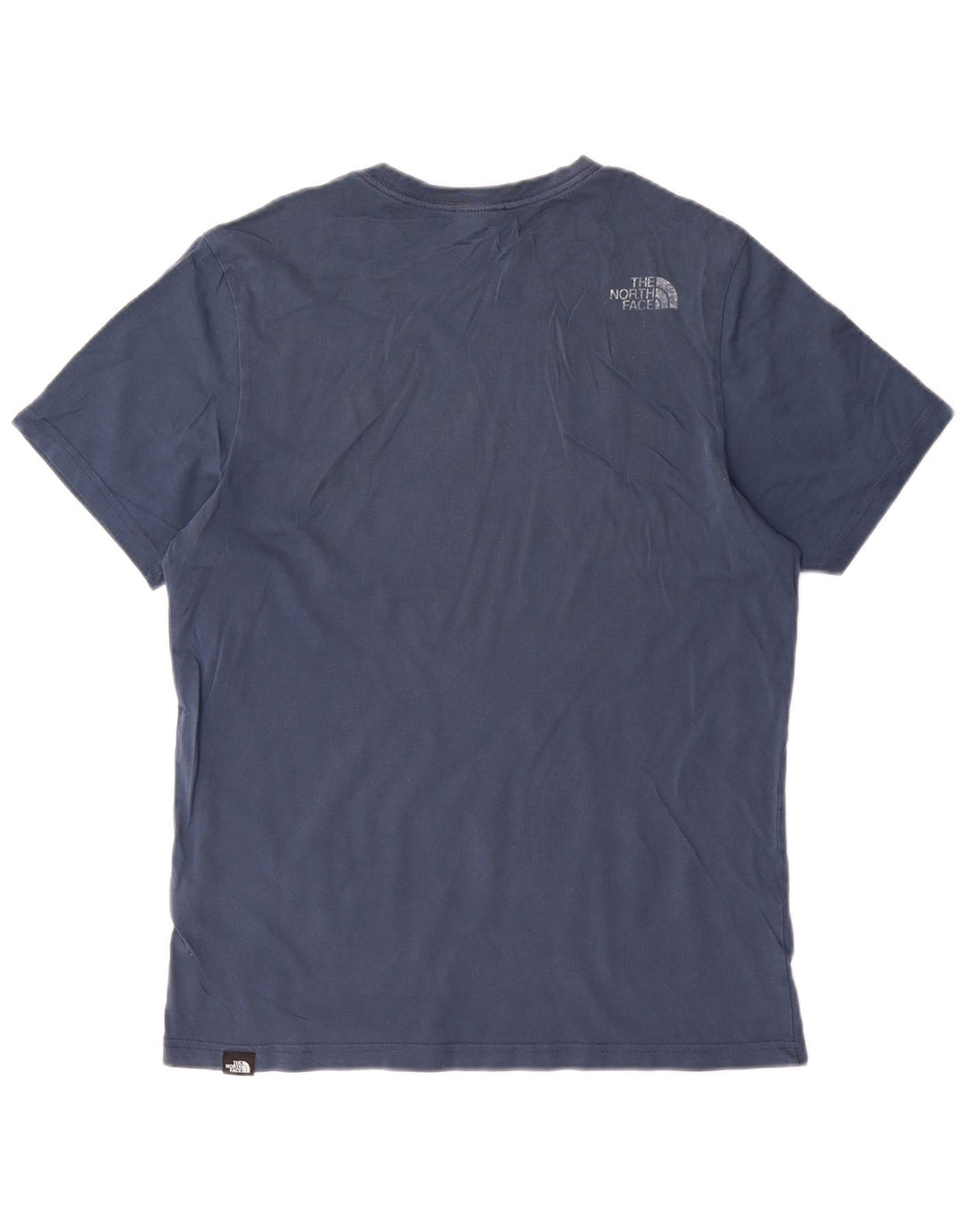 T-shirt grafica da uomo The North Face Top in cotone blu medio