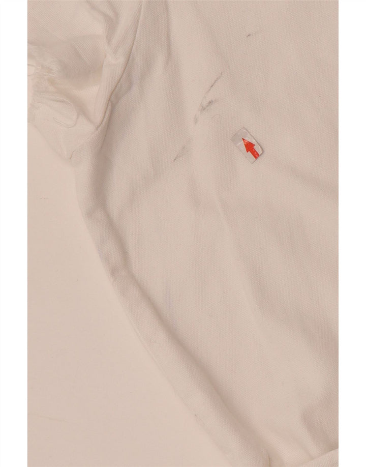 Tuta da donna Zara UK 12 cotone bianco medio