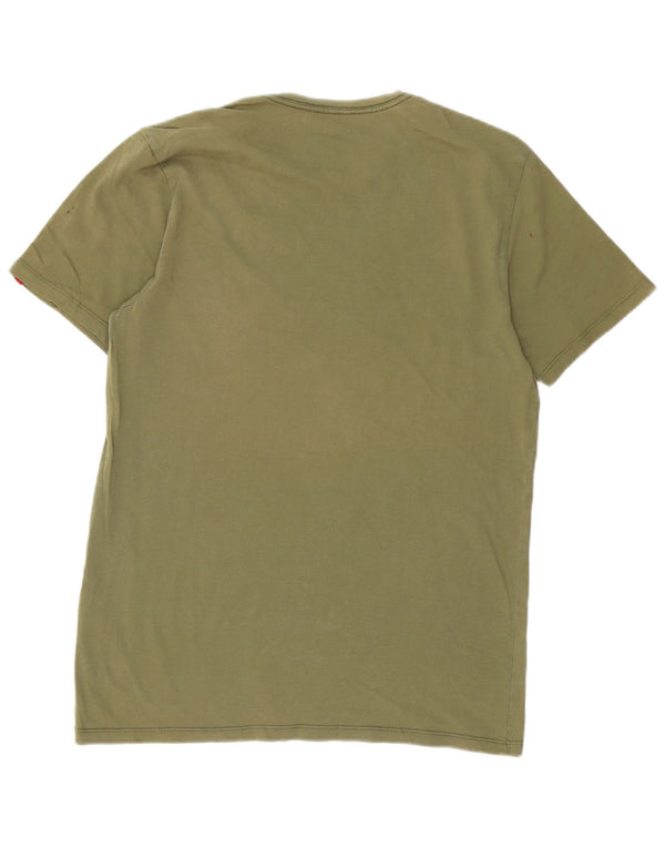 T-shirt da uomo Levi's Top Large in cotone verde