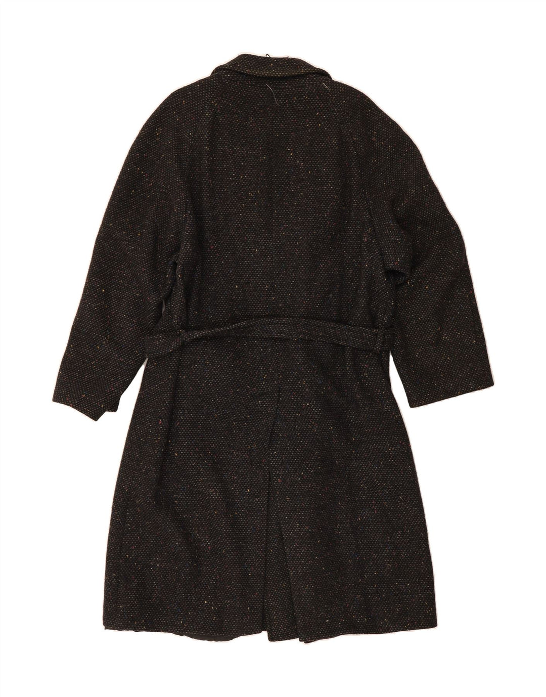 CANDA Womens Double Breasted Coat UK 12 Medium Black Flecked Wool Vintage Canda and Second-Hand Canda from Messina Hembry 