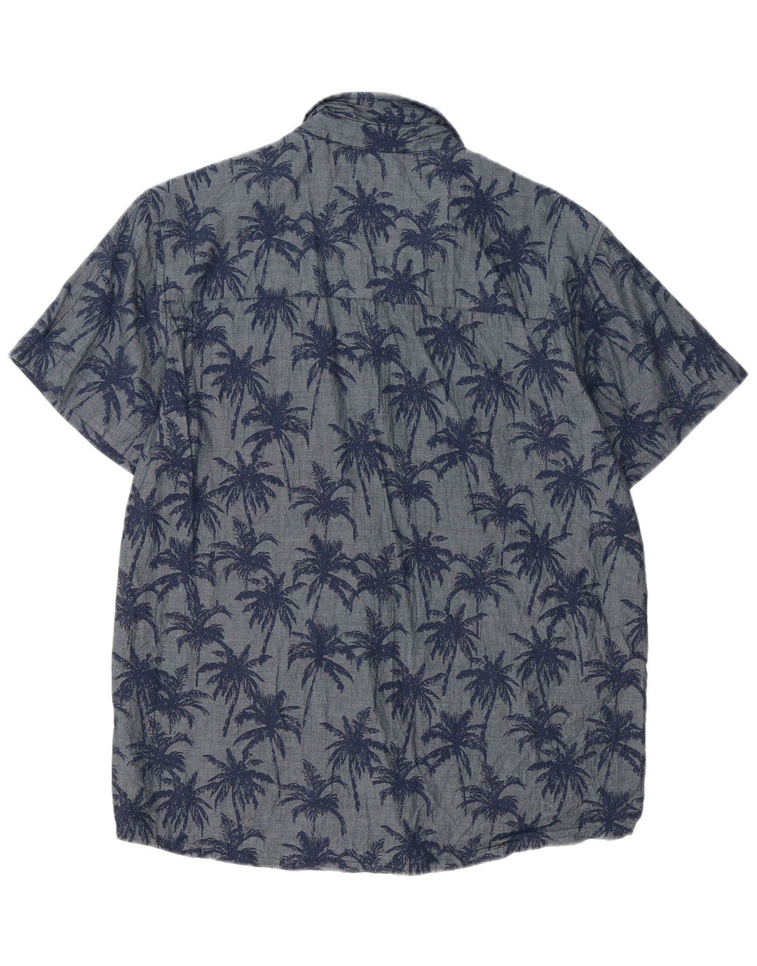 Camicia a maniche corte da uomo Mountain Warehouse Grande hawaiana floreale blu navy