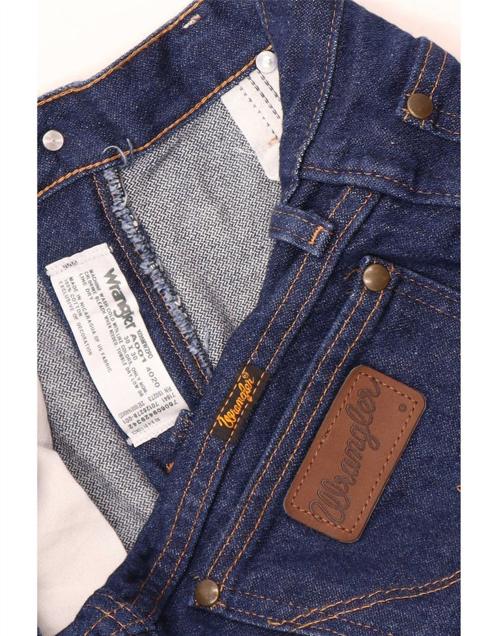 Jeans slim da uomo Wrangler W30 L30 cotone blu navy