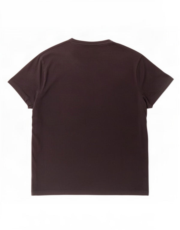 T-shirt grafica da donna Emporio Armani Top UK 18 XL cotone nero
