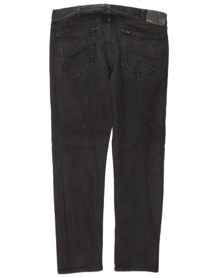 Jeans Lee Daren Zip Fly Slim da Uomo W36 L32 Cotone Grigio