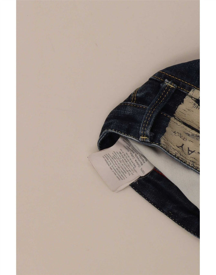Replay Jeans Tirmar Distressed Slim da Uomo W30 L28 Cotone Blu