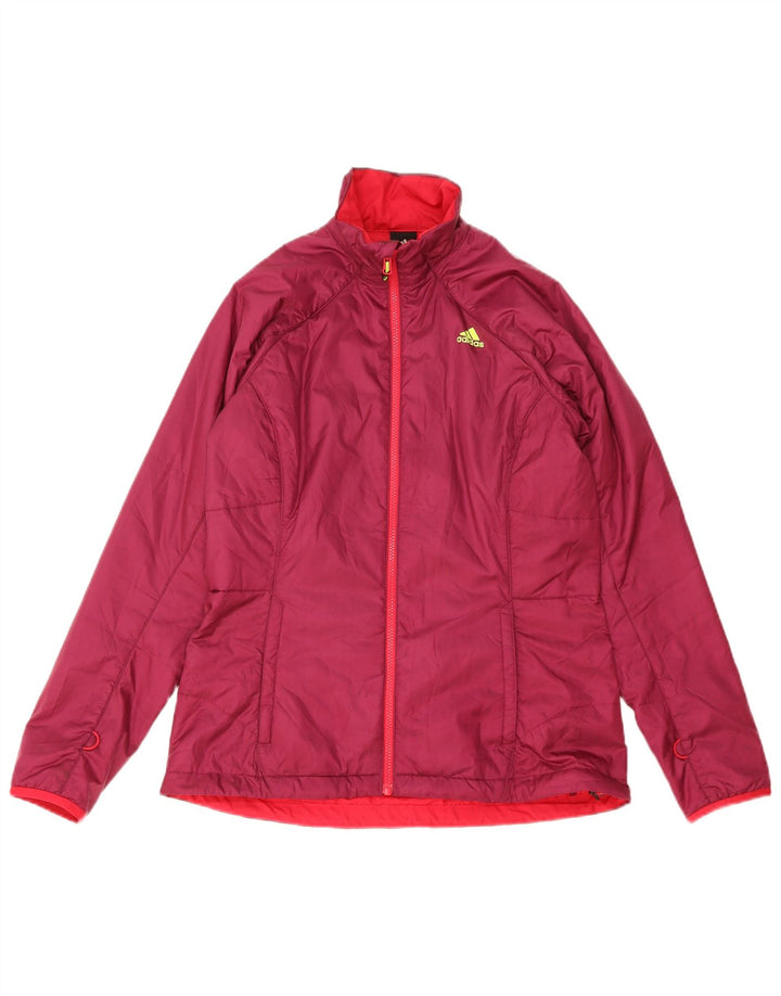 Giacca imbottita Adidas da donna Liner UK 16 Large Bordeaux Poliestere