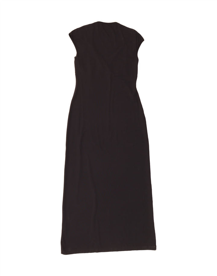 JOOP Womens Sleeveless Maxi Dress IT 44 Medium Black Polyamide Vintage Joop and Second-Hand Joop from Messina Hembry 