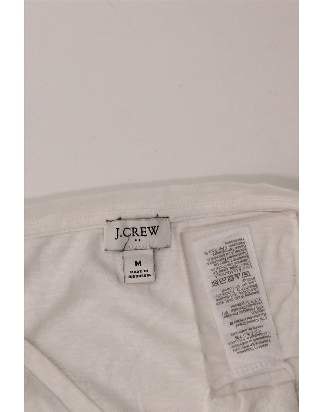 Canotta da donna J. CREW UK 12 cotone bianco medio