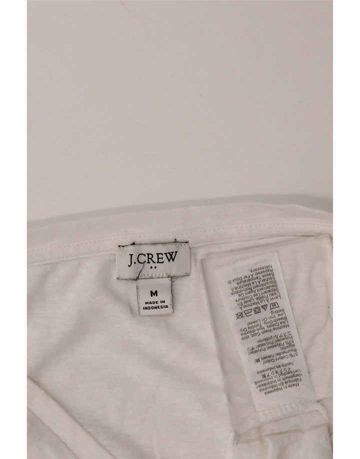 Canotta da donna J. CREW UK 12 cotone bianco medio