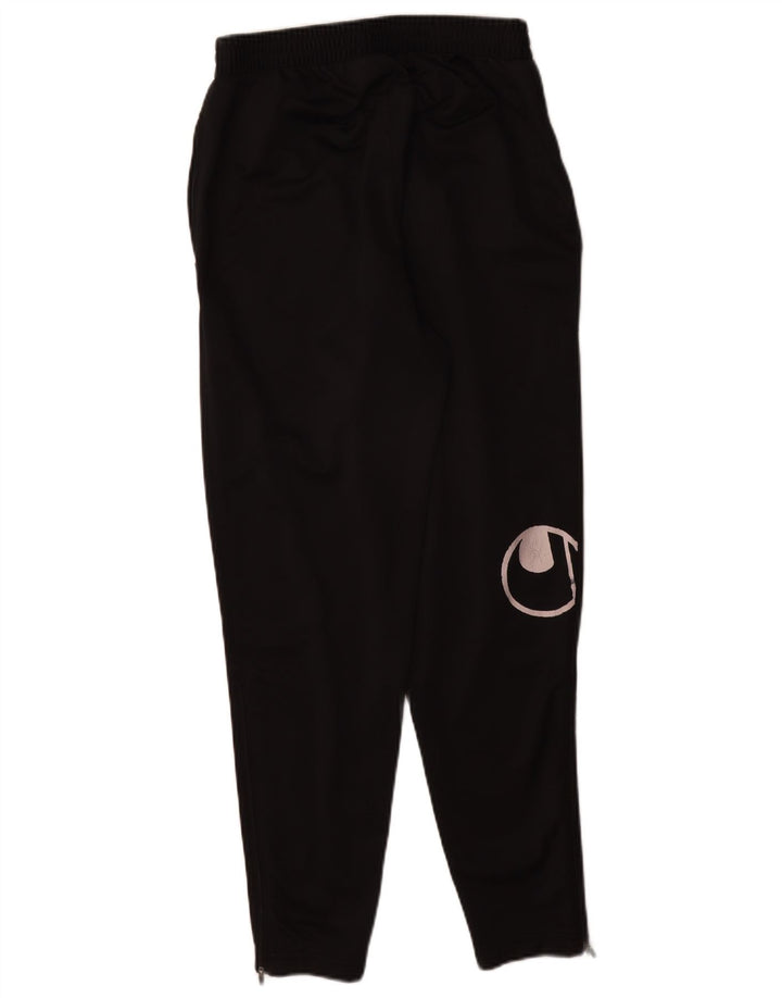 Pantaloni da tuta con grafica da uomo Uhlsport piccoli in poliestere nero