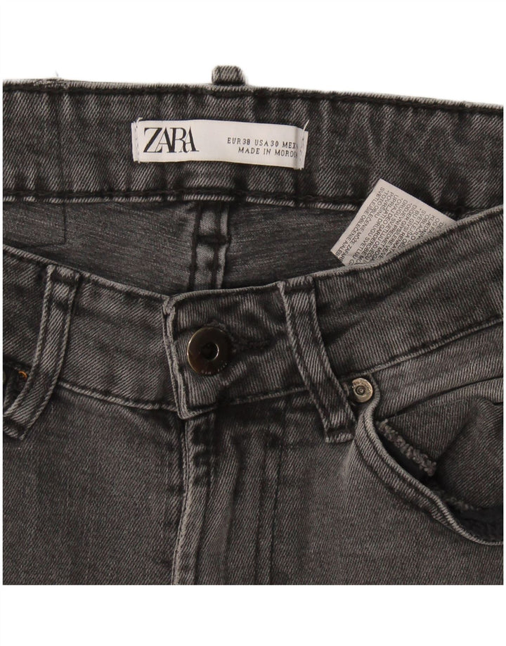 Jeans skinny da uomo Zara EU 38 Small W30 L28 Grigio